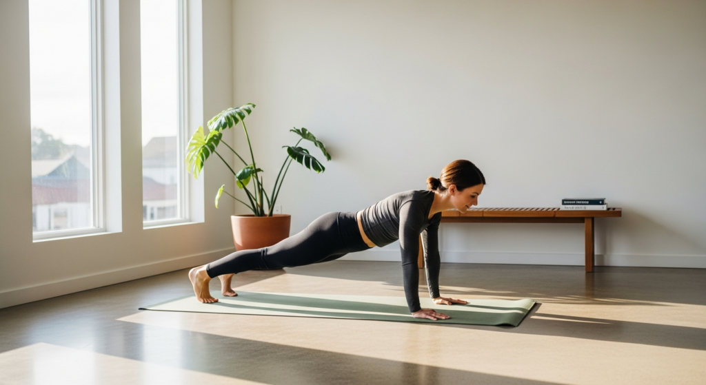 Begynder træning derhjemme uden udstyr